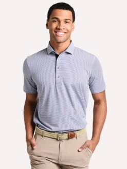 Greyson Men's Saranac Polo -Standrews Links Officials Store PSK4000 TWILIGHT