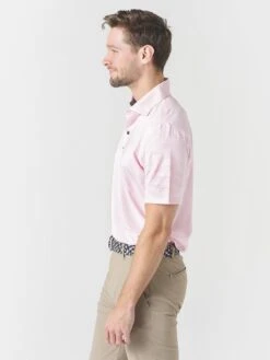 Greyson Men's Saranac Polo -Standrews Links Officials Store PSK4000 685 ROSEWOODalt1