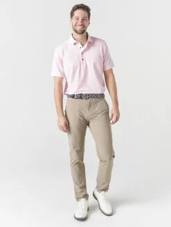 Greyson Men's Saranac Polo -Standrews Links Officials Store PSK4000 685 ROSEWOODalt3