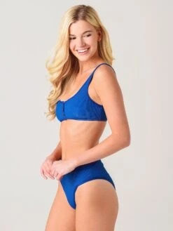L Space Women's Ribbed Robbie Bikini Top -Standrews Links Officials Store RHROT20xINDIGOxAlt2 25484484