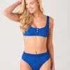 L Space Women's Ribbed Robbie Bikini Top