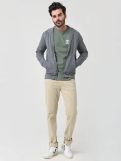 Velvet Men's Rodan Luxe Fleece Zip Hoodie -Standrews Links Officials Store RODAN01 CxCHARCOALxAlt2 54575842