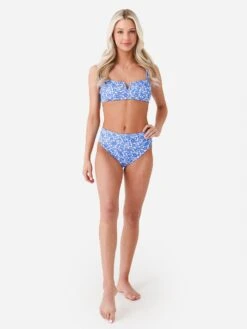 Citrine Women's Rory Bikini Top -Standrews Links Officials Store RORYTOPxBLUEBATIKxAlt1 93737947