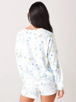P.J. Salvage Women's Smiley Long Sleeve Pajama Top -Standrews Links Officials Store RXTDLSPJxBLUExAlt3 30323006