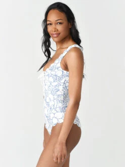 Marysia Women’s Palm Springs Tie One Piece Swimsuit -Standrews Links Officials Store S0048 BOUGAINVILLEABLUEPRINTalt1