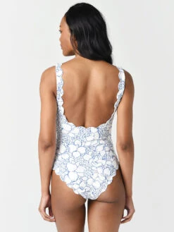 Marysia Women’s Palm Springs Tie One Piece Swimsuit -Standrews Links Officials Store S0048 BOUGAINVILLEABLUEPRINTalt2