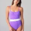 Solid & Striped Women's The Nina Belted One-Piece Swimsuit