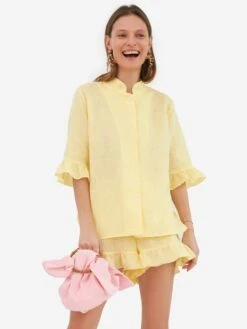 Sleeper Women's Linen Lounge Suit