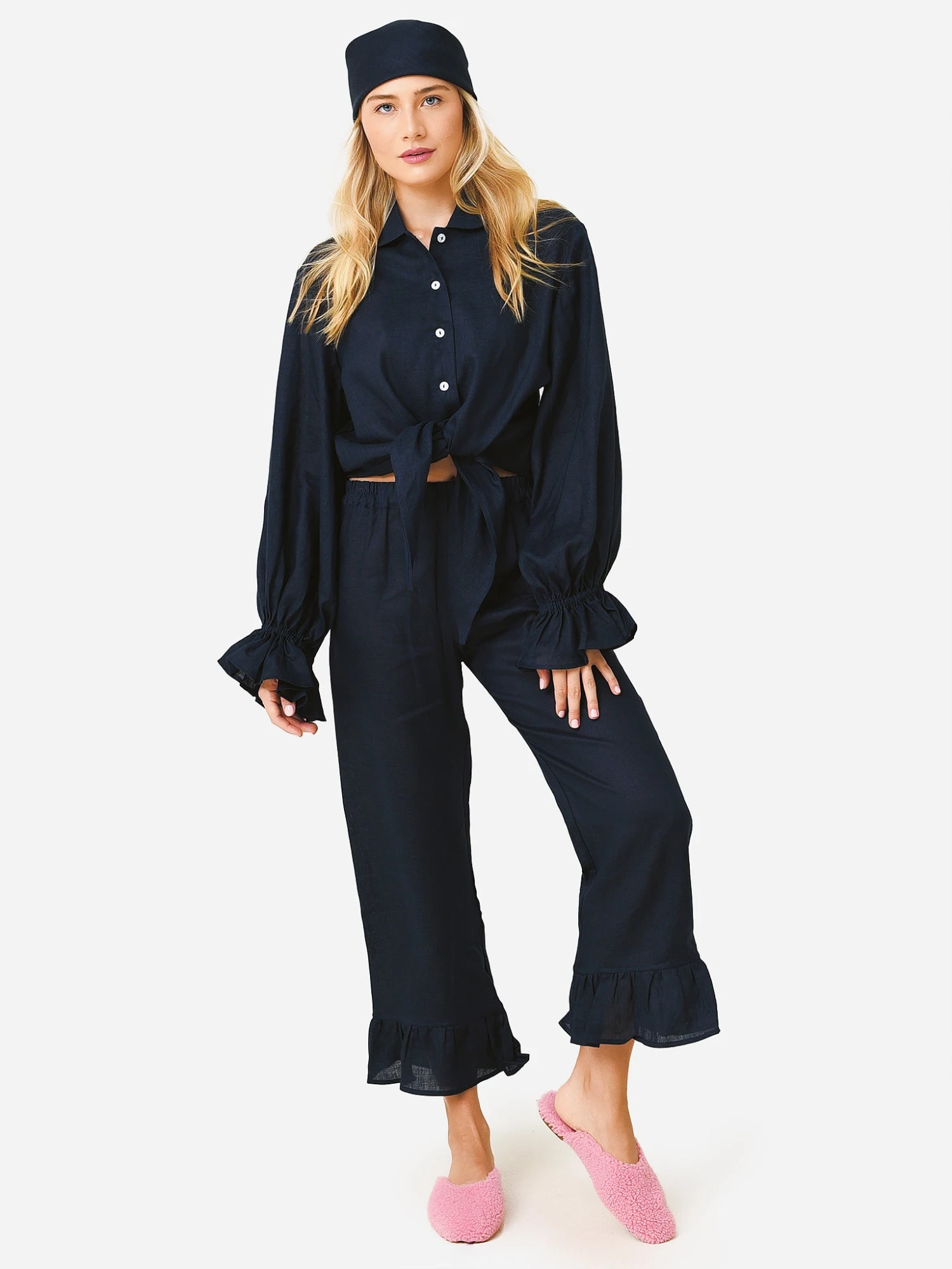 Sleeper Women's Rumba Linen Lounge Set 2 Sleeper Women's Rumba Linen Lounge Set - Image 2