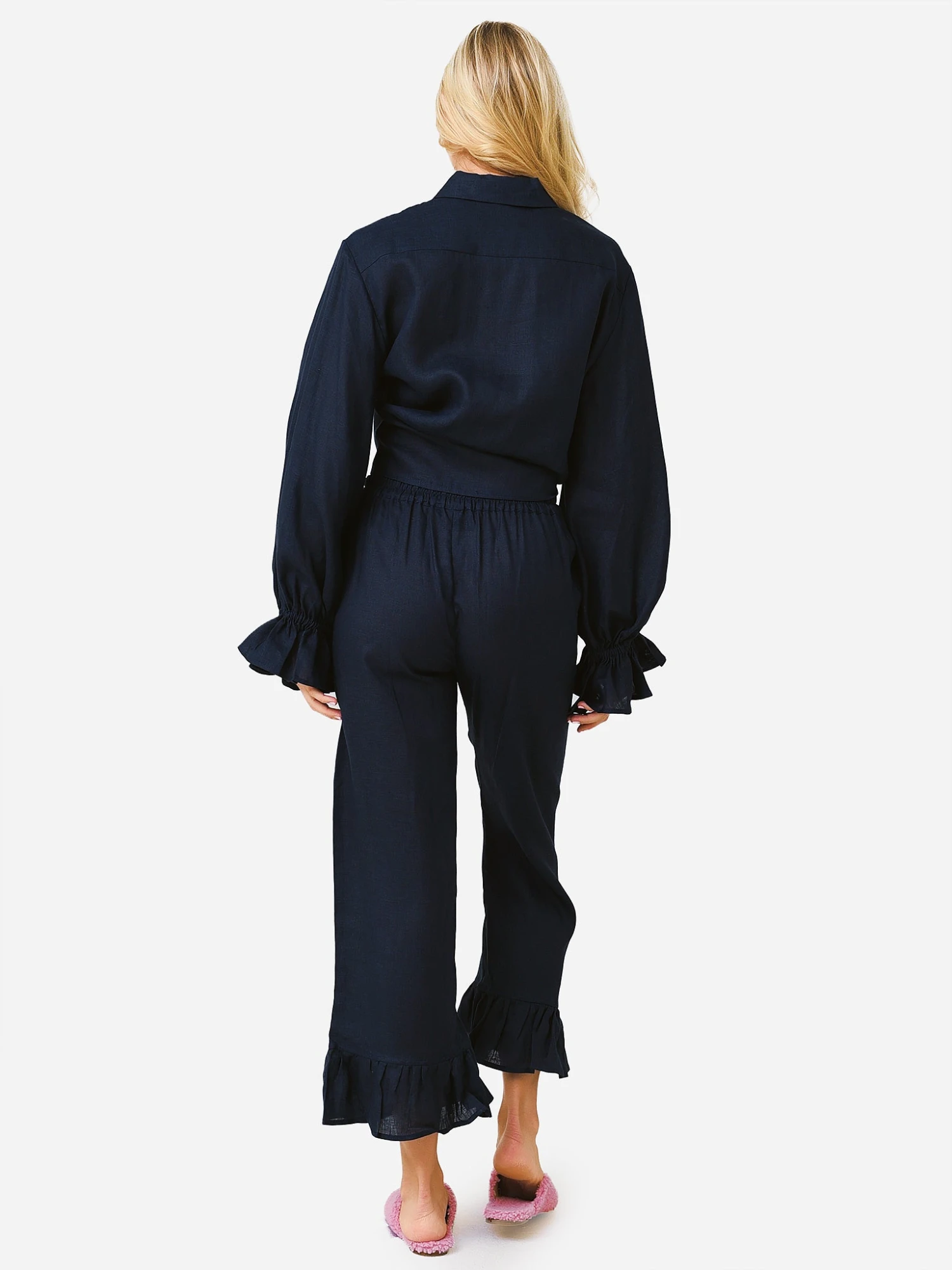 Sleeper Women's Rumba Linen Lounge Set 4 Sleeper Women's Rumba Linen Lounge Set - Image 4