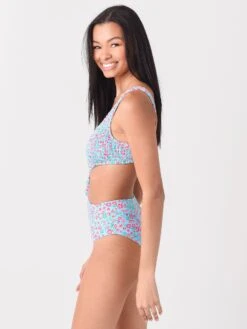 Solid & Striped Women's The Bailey One-Piece Swimsuit -Standrews Links Officials Store SP21 193SDF SxSMOCKEDDITSYFLORALxAlt2 32898337