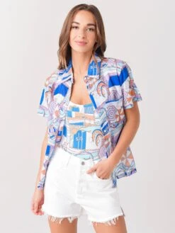 Solid & Striped The Cabana Shirt -Standrews Links Officials Store SP21 200PPFA RxPOSTCARDPRINTxAlt4 33261231