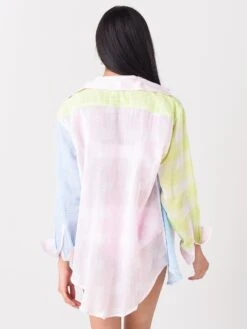 Solid & Striped Women's The Long Oxford Tunic Cover-Up -Standrews Links Officials Store SP21 231PGMP RxPAINTEDGINGHAMMINIGRIDxAlt3 32901685