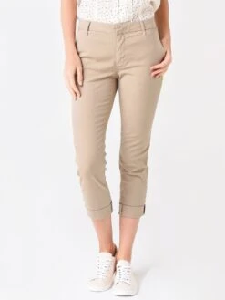 Sundry Women's Stripe Roll Up Trouser