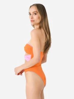 Solid & Striped Women's The Reversible Marlie One-Piece Swimsuit -Standrews Links Officials Store SP23 1102BTX CLCxCARNATIONPINKCLEMENTINExAlt2 98162715