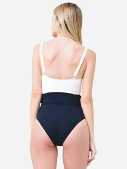 Evarae Women's Cassandra One-Piece Swimsuit -Standrews Links Officials Store SS22CASSANDRAxNEROCREMExAlt3 70749423