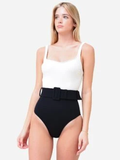 Evarae Women's Cassandra One-Piece Swimsuit -Standrews Links Officials Store SS22CASSANDRAxNEROCREMExPrimary 70749413 f40443c7 d3e5 4f64 ac75 e64876c5fe7d