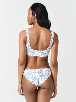 Marysia Women's Palm Springs Tie Bikini Top -Standrews Links Officials Store ST086 BOUGAINVILLEABLUEPRINTalt2