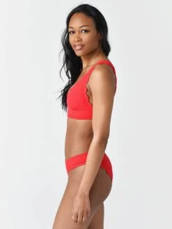 Marysia Women's Wide Santa Clara Bikini Top -Standrews Links Officials Store ST126 BOUGAINVILLEAalt1