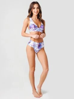 Marysia Women's Wide Santa Clara Bikini Top -Standrews Links Officials Store ST126xBLUEPRINTVIOLAxAlt3 22551572