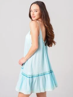 9 Seed Women's St. Tropez With Ric-Rac Cover-Up Dress -Standrews Links Officials Store ST TROPEZ RIC RACxOCEANxAlt1