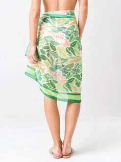 Solid & Striped Women's The Pareo Cover-Up -Standrews Links Officials Store SU21 901PLP AxPALMLEAFPRINTxAlt3 36468383