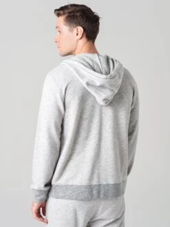 Velvet Men's Thomas French Terry Zip-Up Hoodie -Standrews Links Officials Store THOMAS02xHEATHERGREYxAlt2