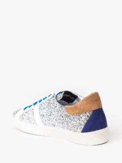 Toral Glitter Sneaker -Standrews Links Officials Store TL 12638CxARGENTNUITAVENAWHITExAlt3 32918401