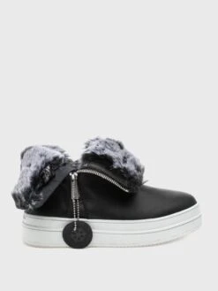 J/Slides Women's Tristan Waterproof Suede Booties -Standrews Links Officials Store TRISTAN WPxBLACKxPrimary 74556407