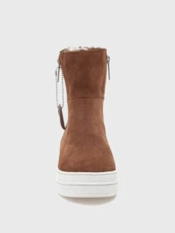 J/Slides Women's Tristan Waterproof Suede Booties -Standrews Links Officials Store TRISTAN WPxBROWNxAlt3 17626193