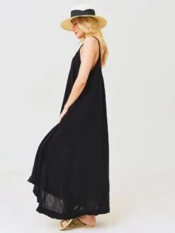 9 Seed Women's Tulum Maxi Dress -Standrews Links Officials Store TULUM LGxBLACKxAlt2 67706162