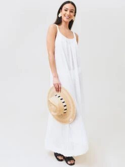 9 Seed Women's Tulum Maxi Dress -Standrews Links Officials Store TULUM LGxWHITExAlt1 67729287