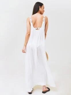 9 Seed Women's Tulum Maxi Dress -Standrews Links Officials Store TULUM LGxWHITExAlt2 67729291