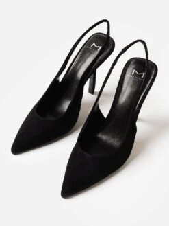 Marc Fisher Women's Emalyn Slingback Pump -Standrews Links Officials Store V EMALYNxBLACKSUEDExAlt1 76444198