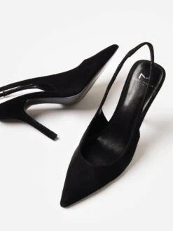 Marc Fisher Women's Emalyn Slingback Pump -Standrews Links Officials Store V EMALYNxBLACKSUEDExPrimary 76444189