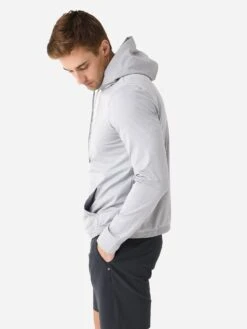 Vuori Men's Sunday Element Hoodie -Standrews Links Officials Store V264xPLATINUMHEATHERxAlt3 92170835