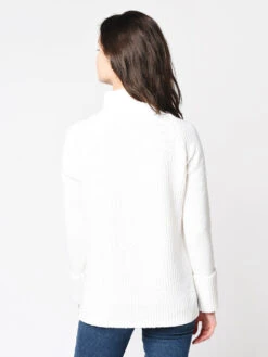 Vince Women’s Mixed Stitch Funnel Neck Pullover Sweater -Standrews Links Officials Store V615078287 128CREalt2