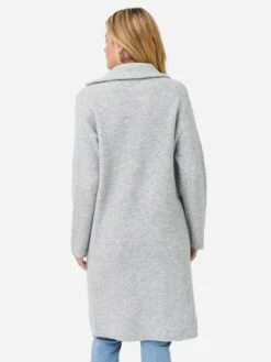 Vince Women's Collard Cardigan Coat -Standrews Links Officials Store V873879192xLTHGREYxAlt3 77991301