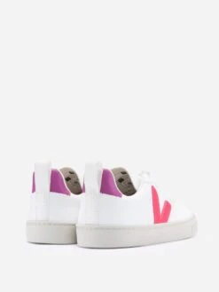 VEJA Women's V-10 CWL Sneaker -Standrews Links Officials Store VX0702923xWHITEROSEFLUOxAlt2 71356312