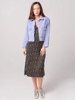 Le Jean Women's Dylan Jacket -Standrews Links Officials Store W043 350 3232xLILACxAlt3