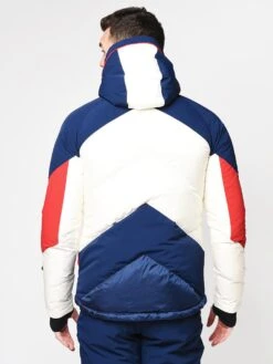 Perfect Moment Men’s Chevron Stripes Jacket -Standrews Links Officials Store W18M003 SNOWWHITE NAVY REDalt2