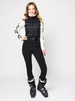 Perfect Moment Women’s Sleeveless Super Star Ski Suit -Standrews Links Officials Store W18W0291703 BLACKalt3