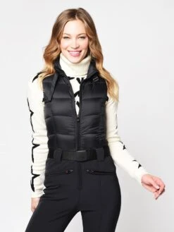 Perfect Moment Women’s Sleeveless Super Star Ski Suit -Standrews Links Officials Store W18W0291703 BLACKalt4