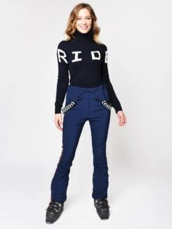 Perfect Moment Women’s Merino Wool Ride II Sweater -Standrews Links Officials Store W18W047 NAVYalt3