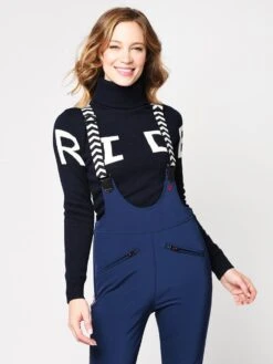 Perfect Moment Women’s Merino Wool Ride II Sweater -Standrews Links Officials Store W18W047 NAVYalt4