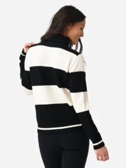 Perfect Moment Women's Frostine Sweater -Standrews Links Officials Store W3000699xBLACKSNOWWHITExAlt3 89672888