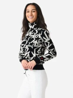 Perfect Moment Women's Wren Sweater -Standrews Links Officials Store W3000723xNOVASTARPRINTBLACKxAlt3 89672518