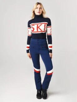 Perfect Moment Women's Schild Ski Sweater -Standrews Links Officials Store W3075xNAVYxAlt1 20631651