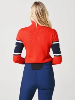 Perfect Moment Women's Schild Aspen Sweater -Standrews Links Officials Store W3080xREDxAlt3 20631060