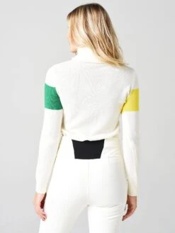 Perfect Moment Women's Ski Sweater II -Standrews Links Officials Store W3136xSNOWWHITEPEACHPINKRAINBOWxAlt3 20626092